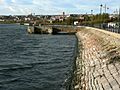 Sea wall at Barry Docks - geograph.org.uk - 1051948