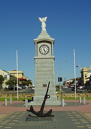 Semaphore South Australia war memorial clock