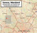 Seneca MD USGS map