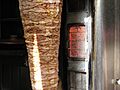 Shawarma stand in central Aleppo, Syria