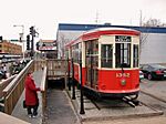 Streetcar 1352 (ex-Milan 1811) on display in St. Louis in 2011.jpg