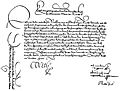 Summons for Luther to appear at the Diet of Worms