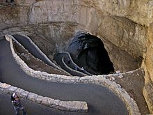 Switchbacks in Carlsbad Cavern