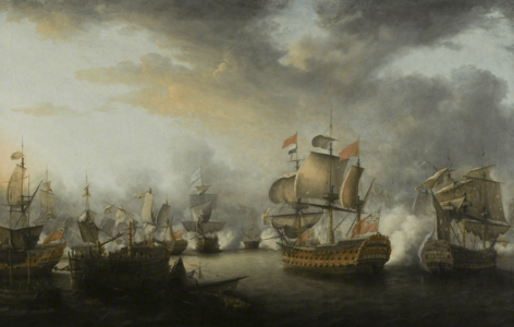 The Close of the Battle of the Saintes