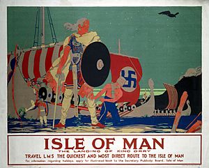 The Landing of King Orry, Isle of Man