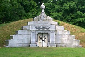 The Maynard Crypt in Glenwood Cemetery Maynard Mass.