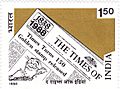 The Times of India 1988 stamp of India
