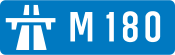 M180 motorway shield