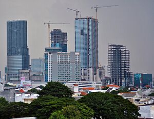 Under construction of Tunjungan Plaza 5 and 6