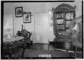 VIEW IN DINING ROOM SHOWING JAPANESE CHINA CLOSET, S.W. - John Bullard House, Harrogate Springs Road vicinity, Wetumpka, HABS ALA,26-WETU.V,1-3
