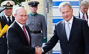 Vladimir Putin and Sauli Niinistö in Helsinki (2019-08-21) 19