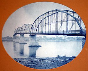Wagon Bridge Fulton Illinois 1891
