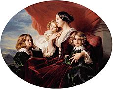 Winterhalter Eliza Krasińska with children