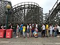 Wooden rollercoaster at Happy Valley Shanghai