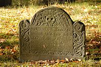 008-Josiah Leavitt (d. Dec 19th, 1717) grave, Hingham Center Cemetery, Hingham, Plymouth Co., MA