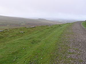 01 Near Foggintor looking SW to lower route