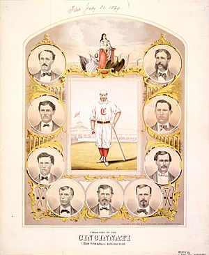 1869 Cincinnati Red Stockings lithograph