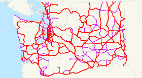 1970 Washington state highways (primary-secondary)