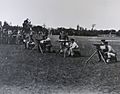 38th Battalion (Ottawa), CEF, with M1895 Colt–Browning machine guns, Prospect Camp, Bermuda, in 1915