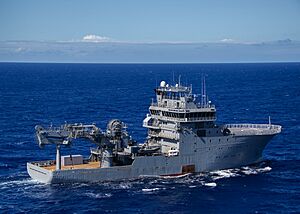 Aft view of HMNZS Manawanui (A09) underway in the Pacific Ocean on 18 August 2020 (200818-N-SH168-1093).JPG