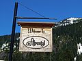 Alpental sign