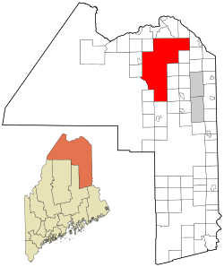 Location of Square Lake, Maine