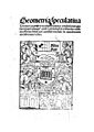 Bradwardine - Geometria speculativa, 1495 - 66918