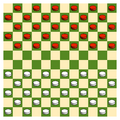 Canadian Checkers gameboard and init config