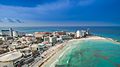 Cancun Strand Luftbild (22179809191)