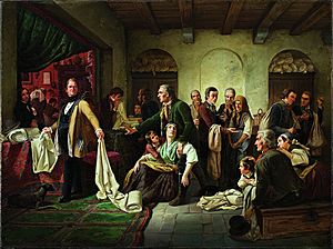 Carl Wilhelm Hübner - The Silesian Weavers - Google Art Project