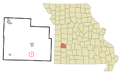 Location of Umber View Heights, Missouri