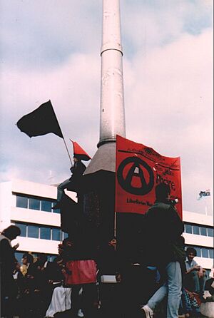 Celebrating 100 years of Anarchism 888 monument