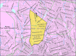 Hawthorne New Jersey Facts For Kids 250px Census Bureau Map Of Hawthorne, New Jersey 