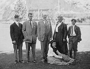 Charles Doolittle Walcott and family at "Olmsted," Provo, Utah