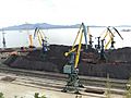 Coal in port of Nakhodka