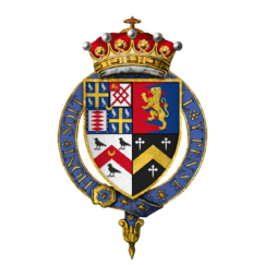Coat of arms of Sir Thomas Wriothesley, 1st Earl of Southampton, KG