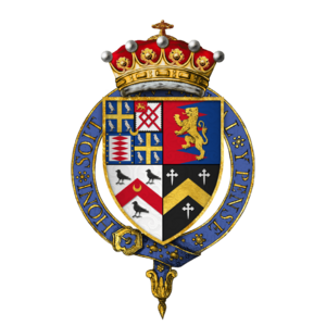 Coat of arms of Sir Thomas Wriothesley, 1st Earl of Southampton, KG