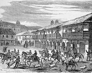 Colonial balconies of Cusco Ephraim George Squier
