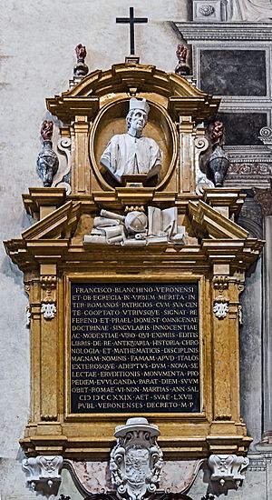 Duomo (Verona) - Interior - Nave left part - Monument to Francisco Bianchini