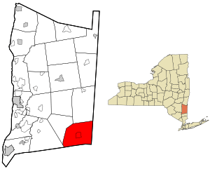 Location of Pawling, New York