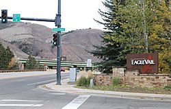 U.S. Route 6 and Eagle Road in EagleVail.