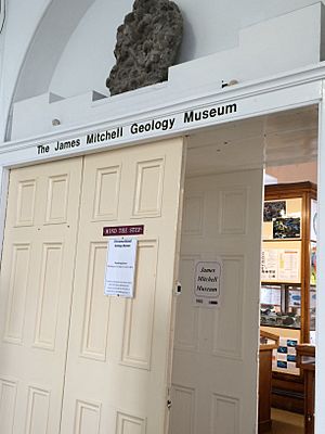 Entrance to the James Mitchel Museum, NUIG
