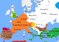 Europe in 814, Charlemagne, Krum, Nicephorus I