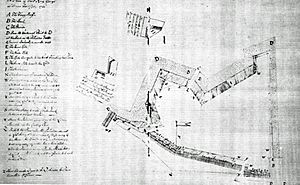 Fort King George Outerwork Plan 1726