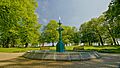 Fountain, Castle Gardens, Lisburn in July 2013