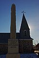 Gainsborough, Saskatchewan - Anglican Church and Cenotaph