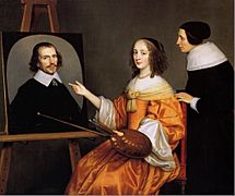 Gerard van Honthorst - Margareta Maria de Roodere and Her Parents - WGA11679