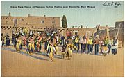 Green Corn Dance at Tesuque Indian Pueblo near Santa Fe, New Mexico