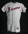 Hank Aaron Braves Jersey signed