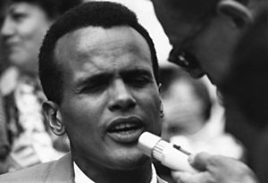 Harry Belafonte Civil Rights March 1963